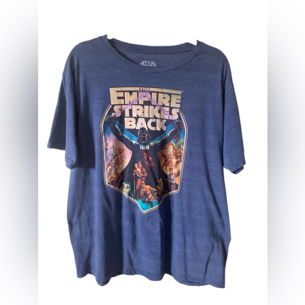 Star Wars Empire Strikes Back Graphic Tee Darth Vader Size XL Like New